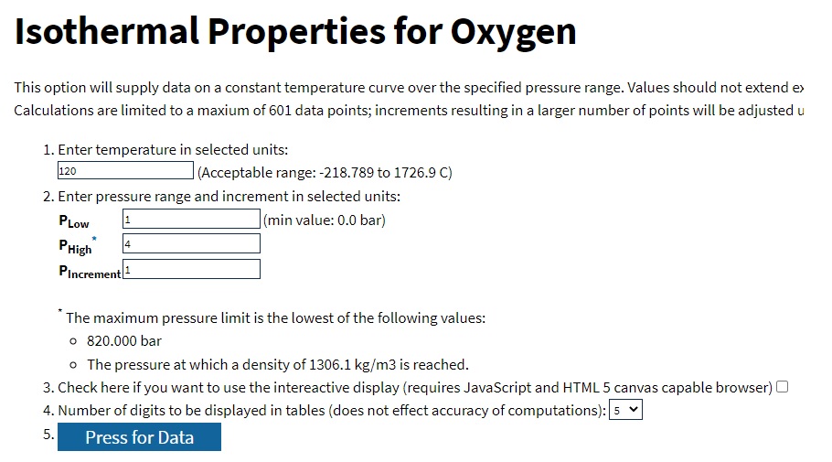 thermophysical properties of nitrogen